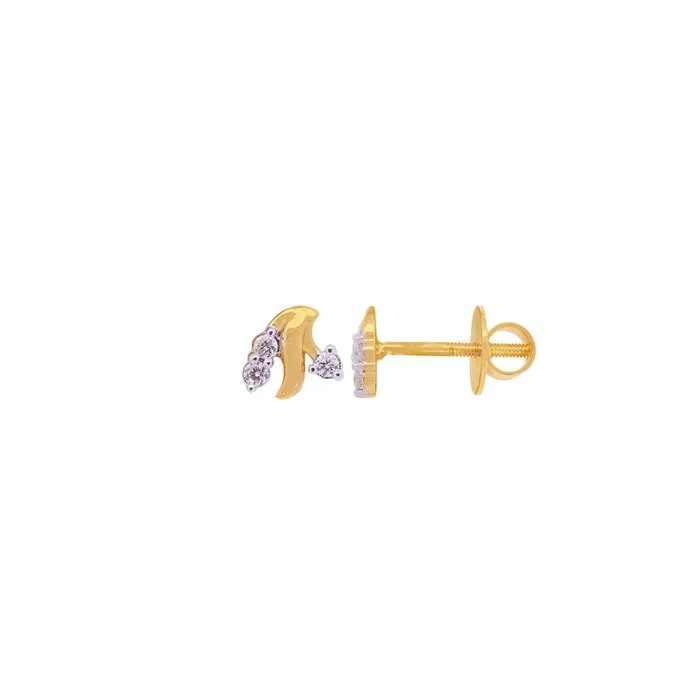 0.13Ct VVS/FG Diamond Earrings in 18K Gold