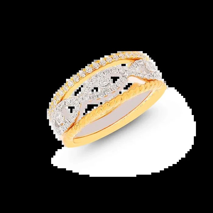 0.35Ct VVS/FG Diamond Ring in 18K Gold