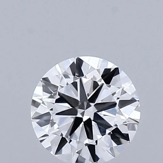 0.39 Carat Round Shaped, Very Good Cut, D Color, VVS2 Clarity, IGI Certified Lab Grown Diamond