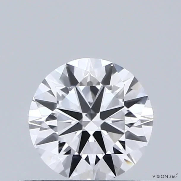 0.44 Carat Round Shaped, Ideal Cut, D Color, VVS2 Clarity, IGI Certified Lab Grown Diamond