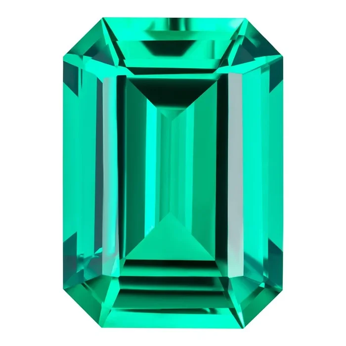 0.50 Carat Emerald Cut Lab-Created Emerald