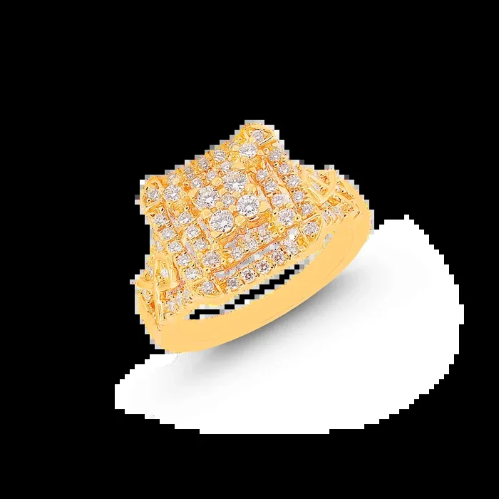 0.50Ct VVS/FG Diamond Ring in 18K Gold