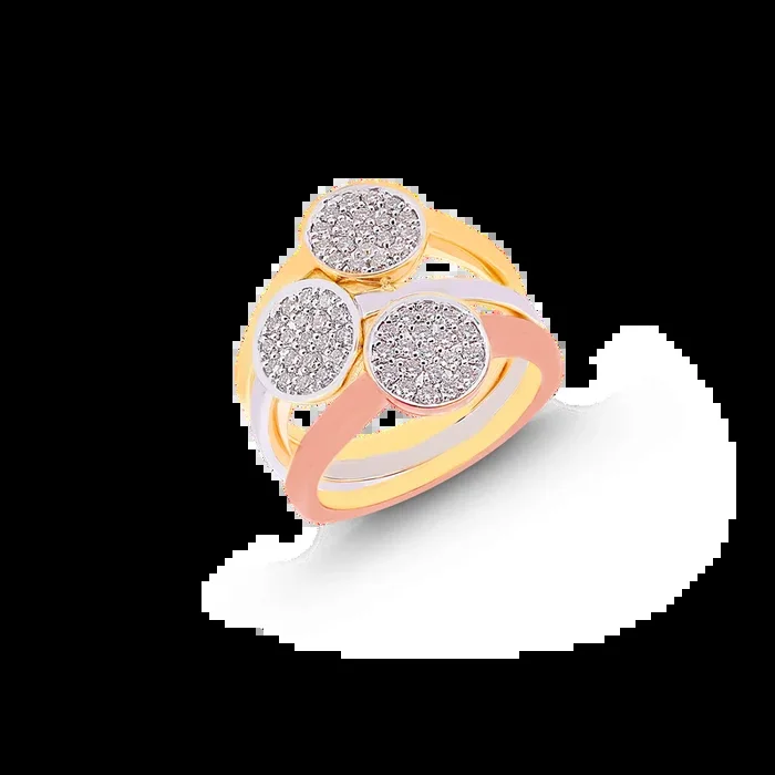 0.54Ct VVS/FG Diamond Ring in 18K Gold