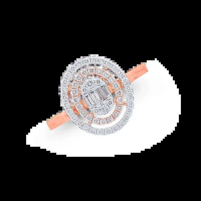 0.63CTW VS-SI/HI Diamond Ring in 14K Rose Gold