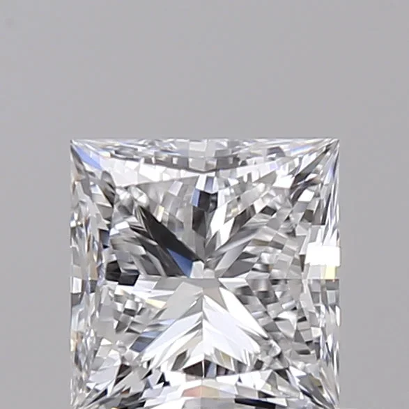 0.70 Carat Princess Shaped, Ideal Cut, D Color, VVS2 Clarity, IGI Certified Lab Grown Diamond