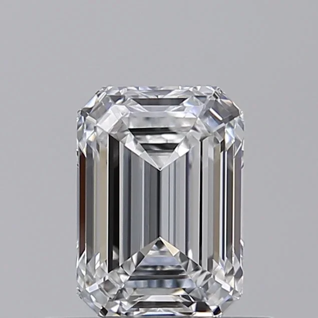 0.72 Carat Emerald Shaped, Ideal Cut, E Color, VVS1 Clarity, IGI Certified Lab Grown Diamond