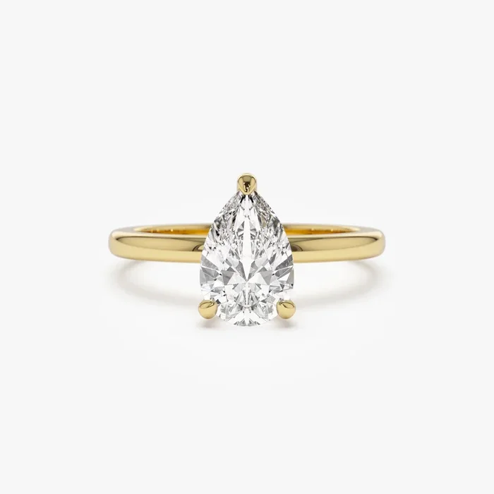 0.75 – 1.50 ctw 14k Prong Setting Pear Shaped Lab Grown Diamond Engagement Ring – Kylie