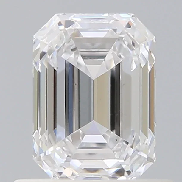 0.92 Carat Emerald Shaped, Very Good Cut, D Color, VS2 Clarity, IGI Certified Lab Grown Diamond