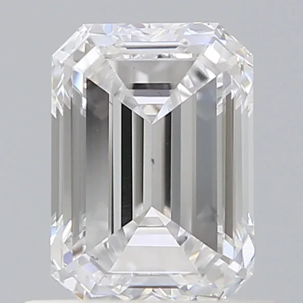 0.95 Carat Emerald Shaped, Very Good Cut, D Color, SI1 Clarity, IGI Certified Lab Grown Diamond