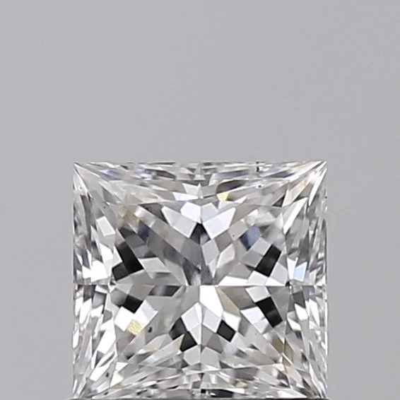 0.97 Carat Princess Shaped, Ideal Cut, E Color, VS2 Clarity, IGI Certified Lab Grown Diamond