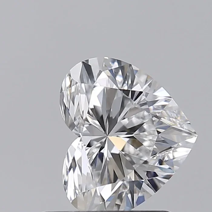 0.98 Carat Heart Shaped, Ideal Cut, E Color, VVS2 Clarity, IGI Certified Lab Grown Diamond