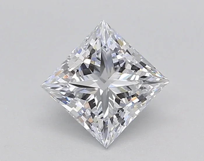 1.01 Carat Princess Shaped, Ideal Cut, F Color, VVS1 Clarity, IGI Certified Lab Grown Diamond