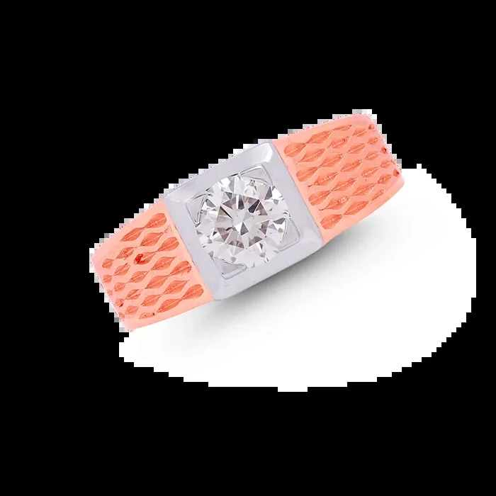 1.02CTW VS/JK Solitaire Diamond Ring in 14K Rose Gold