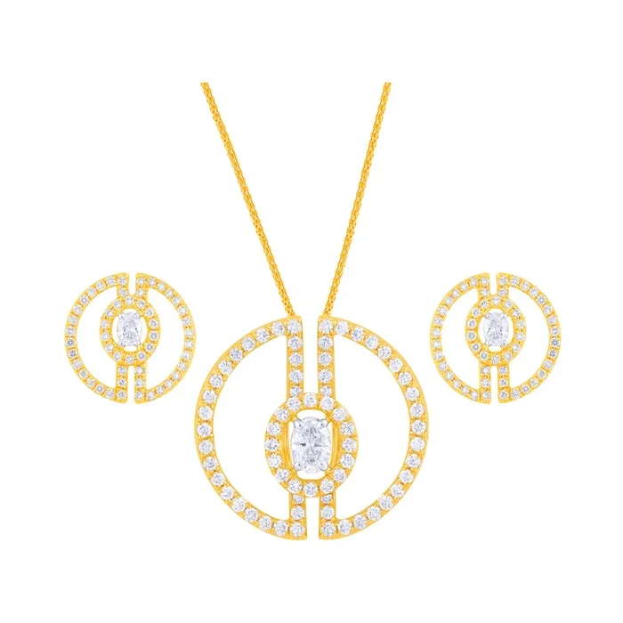 1.04Ct VVS/FG Diamond Pendant Set in 18K Gold