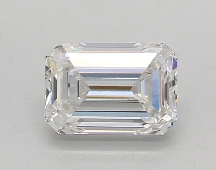 1.06 Carat Emerald Shaped, Ideal Cut, E Color, VS1 Clarity, GIA Certified Lab Grown Diamond