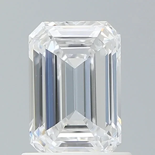 1.08 Carat Emerald Shaped, Ideal Cut, D Color, VVS1 Clarity, IGI Certified Lab Grown Diamond