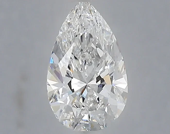 1.09 Carat Pear Shaped, Excellent Cut, D Color, VVS2 Clarity, IGI Certified Lab Grown Diamond