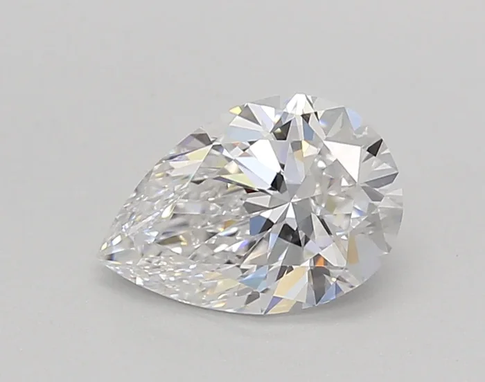 1.09 Carat Pear Shaped, Ideal Cut, E Color, VVS1 Clarity, IGI Certified Lab Grown Diamond