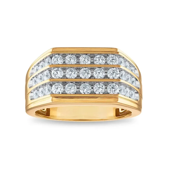 1-1/2 CTW Natural Diamond Ring in 10KT Yellow Gold