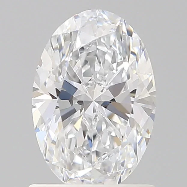 1.14 Carat Oval Shaped, Ideal Cut, D Color, VVS2 Clarity, IGI Certified Lab Grown Diamond