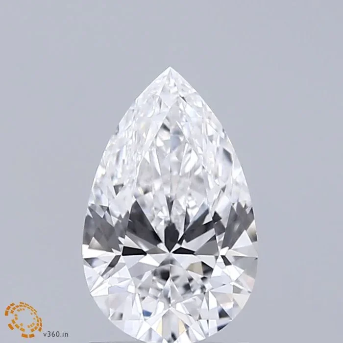 1.16 Carat Pear Shaped, Excellent Cut, D Color, VVS2 Clarity, IGI Certified Lab Grown Diamond