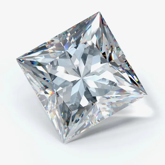 1.19 Carat Princess Shaped, Ideal Cut, D Color, VS1 Clarity, IGI Certified Lab Grown Diamond