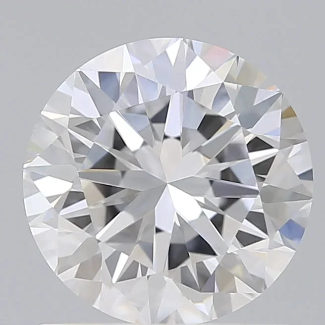 1.25 Carat Round Shaped, Excellent Cut, D Color, VS1 Clarity, IGI Certified Lab Grown Diamond