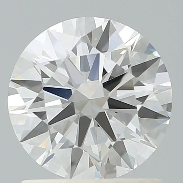 1.26 Carat Round Shaped, Ideal Cut, D Color, VVS2 Clarity, IGI Certified Lab Grown Diamond