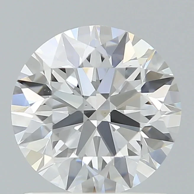 1.27 Carat Round Shaped, Ideal Cut, D Color, VS2 Clarity, IGI Certified Lab Grown Diamond