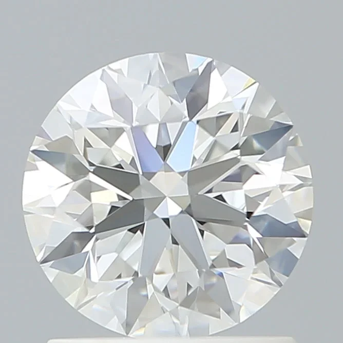 1.29 Carat Round Shaped, Excellent Cut, D Color, VVS2 Clarity, IGI Certified Lab Grown Diamond