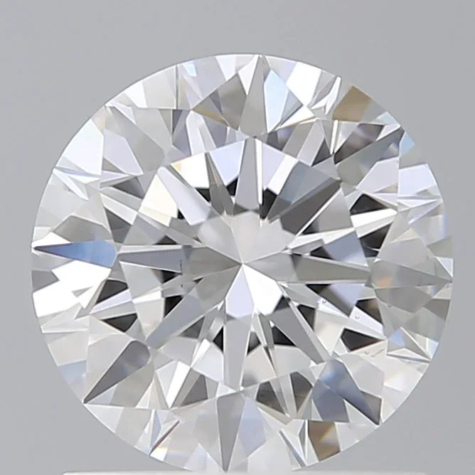 1.30 Carat Round Shaped, Excellent Cut, D Color, VS1 Clarity, IGI Certified Lab Grown Diamond