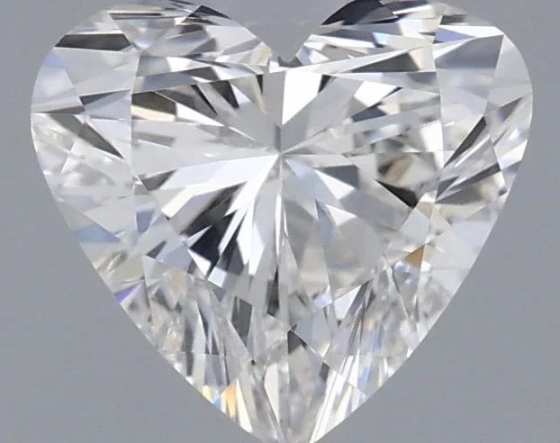 1.34 Carat Heart Shaped, Excellent Cut, E Color, VVS2 Clarity, IGI Certified Lab Grown Diamond