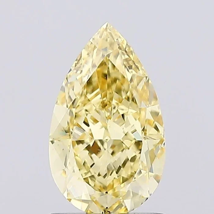 1.34 Carat Pear Shaped, Very Good Cut, SI1 Clarity, IGI Certified Lab Grown Diamond