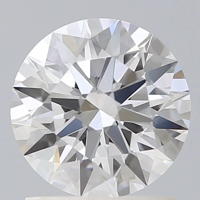 1.36 Carat Round Shaped, Ideal Cut, D Color, VS1 Clarity, IGI Certified Lab Grown Diamond
