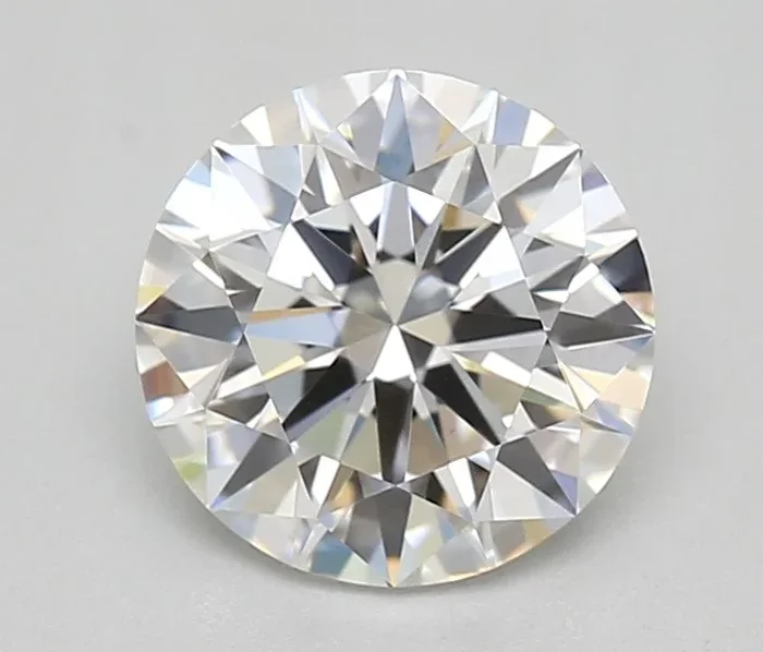 1.38 Carat Round Shaped, Excellent Cut, F Color, VVS2 Clarity, IGI Certified Lab Grown Diamond