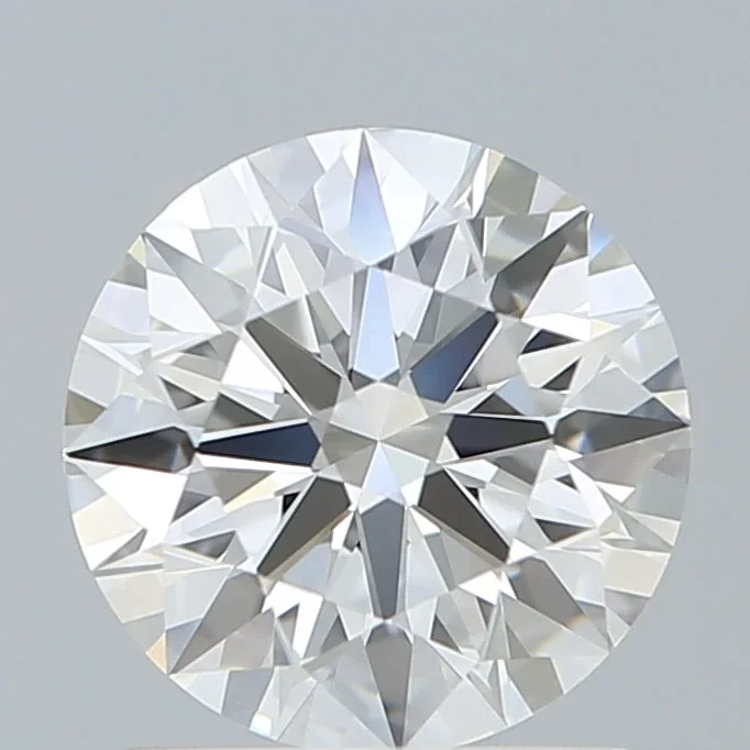 1.39 Carat Round Shaped, Ideal Cut, F Color, VVS2 Clarity, IGI Certified Lab Grown Diamond