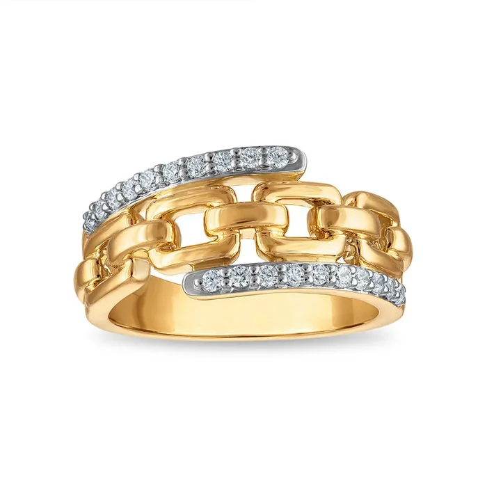 1/4 CTW Lab Grown Diamond Ring in Gold Vermeil