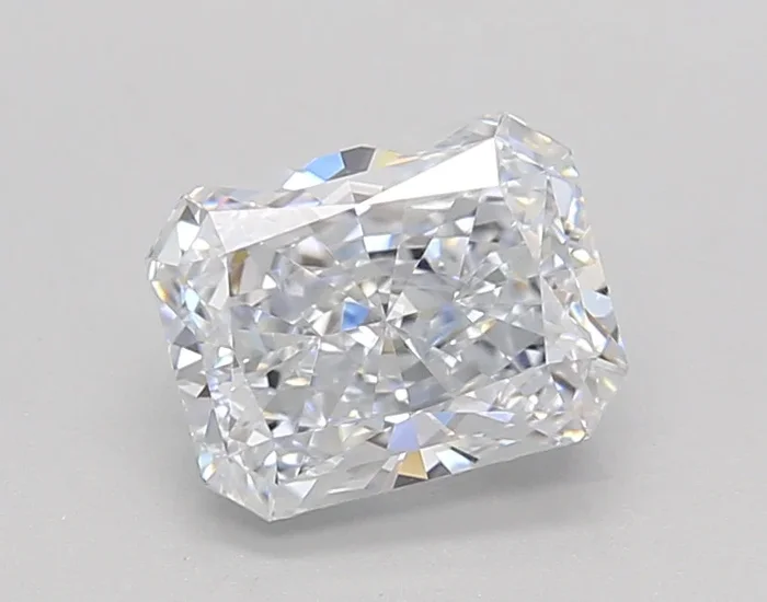 1.41 Carat Radiant Shaped, Ideal Cut, F Color, VS1 Clarity, IGI Certified Lab Grown Diamond