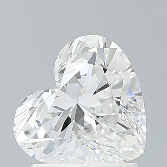 1.50 Carat Heart Shaped, Very Good Cut, D Color, VS1 Clarity, IGI Certified Lab Grown Diamond