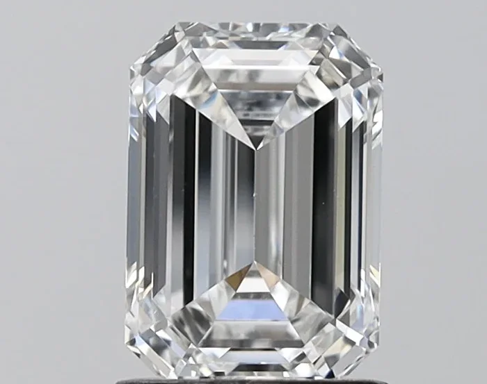 1.51 Carat Emerald Shaped, Very Good Cut, F Color, VVS2 Clarity, IGI Certified Lab Grown Diamond