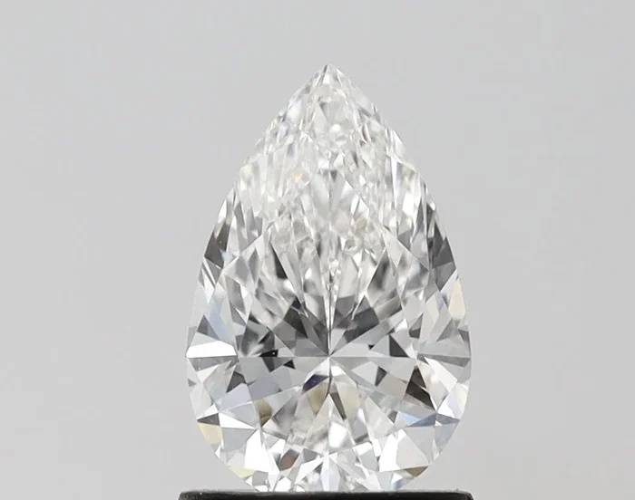 1.51 carat F-VVS2 Pear Cut Lab Grown Diamond