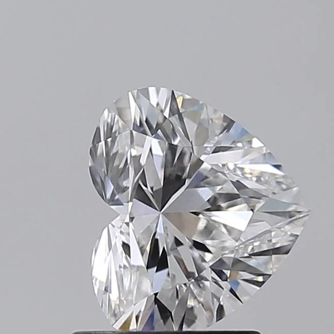 1.51 Carat Heart Shaped, Ideal Cut, E Color, VVS2 Clarity, IGI Certified Lab Grown Diamond