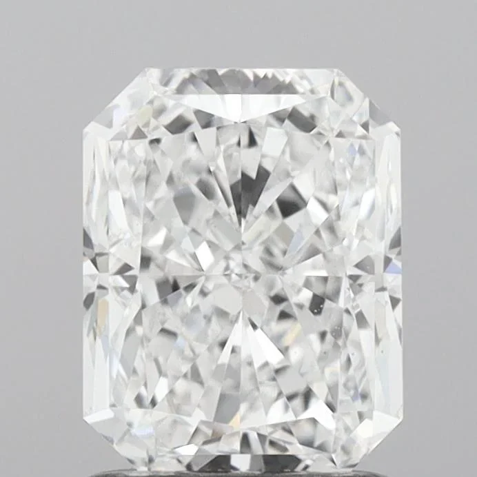 1.52 Carat Radiant Shaped, Very Good Cut, D Color, VS1 Clarity, IGI Certified Lab Grown Diamond