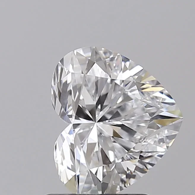 1.53 Carat Heart Shaped, Ideal Cut, D Color, IF Clarity, IGI Certified Lab Grown Diamond