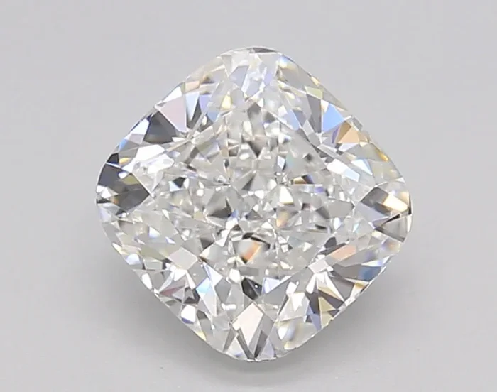 1.54 Carat Cushion Shaped, Ideal Cut, D Color, VVS2 Clarity, IGI Certified Lab Grown Diamond
