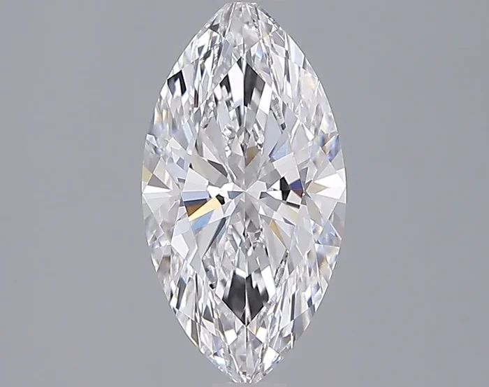 1.55 Carat Marquise Shaped, Ideal Cut, D Color, VVS1 Clarity, IGI Certified Lab Grown Diamond