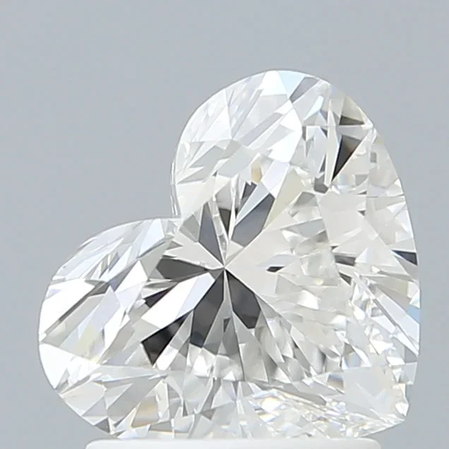 1.59 Carat Heart Shaped, Ideal Cut, E Color, VVS2 Clarity, IGI Certified Lab Grown Diamond