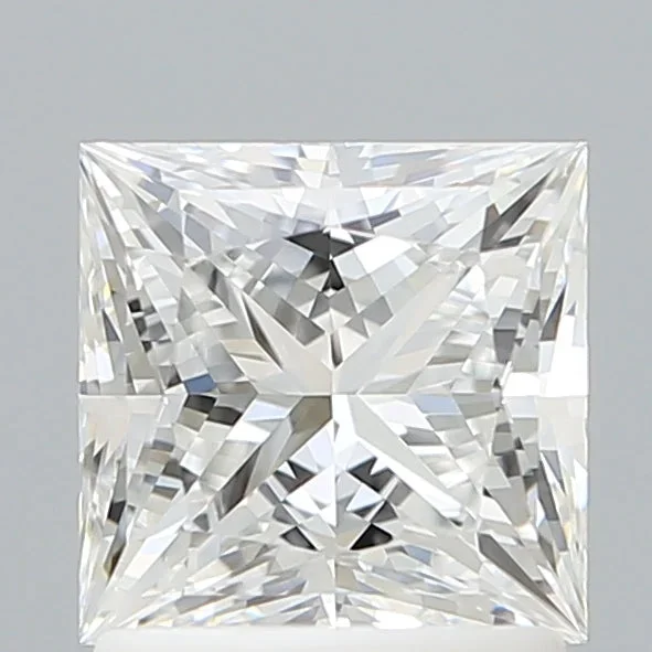 1.59 Carat Princess Shaped, Ideal Cut, E Color, VVS2 Clarity, IGI Certified Lab Grown Diamond