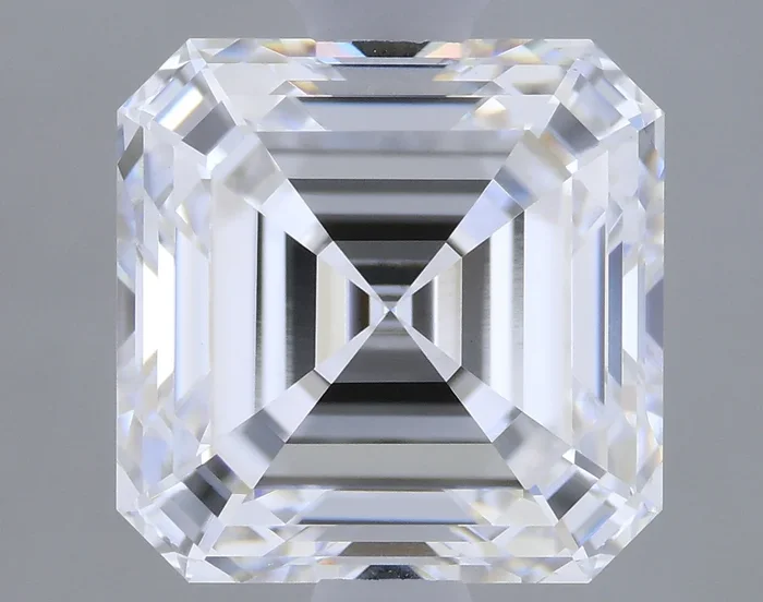 1.61 Carat Asscher Shaped, Very Good Cut, D Color, VS1 Clarity, IGI Certified Lab Grown Diamond