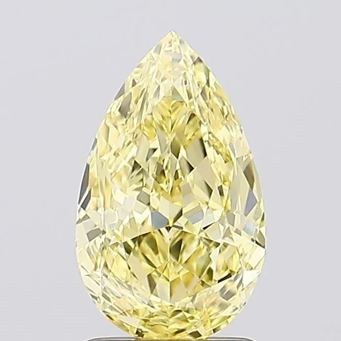 1.66 Carat Pear Shaped, Ideal Cut, VVS2 Clarity, IGI Certified Lab Grown Diamond